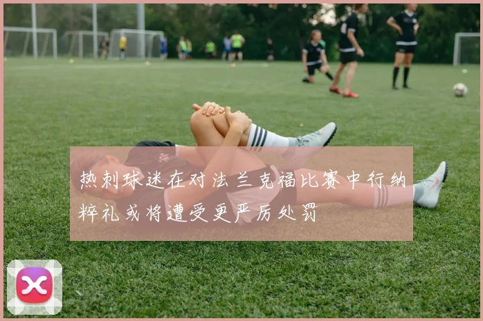 热刺球迷在对法兰克福比赛中行纳粹礼或将遭受更严厉处罚